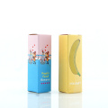 P85 4.3g low MOQ in stock ready to ship new design high quality  pink yellow banana shape empty lip stick tube with paper box